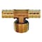 Apollo 1/2 in. Brass PEX Barb x 1/2 in. Male Pipe Thread Adapter Tee APXMT12 - alternate 4
